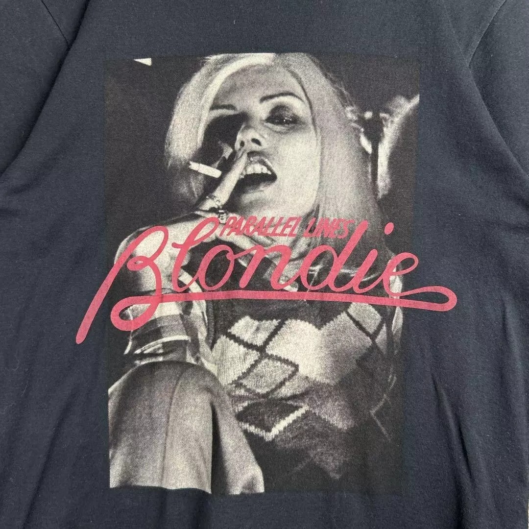 90s Remake Blondie Basic Style Black Short sleeve Unisex T shirt Men Women gallery