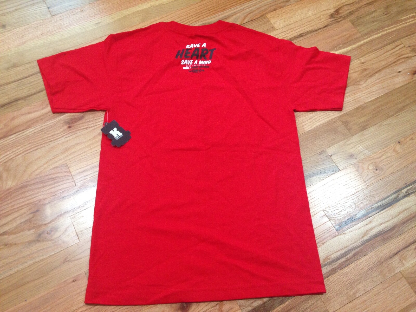 NEW DGK Dirty Ghetto Kids Skateboard SAVE A HEART T-Shirt SIZE YOUTH MEDIUM NOS gallery