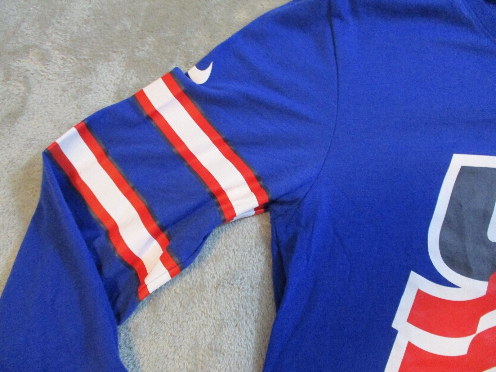 Nike Team USA Shirt Mens Small Blue White Red Olympic Long Sleeve Dri Fit 0646 gallery