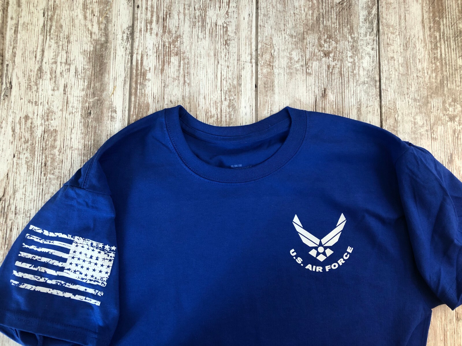 Air Force Military T-shirt With DD-214 Alumni USAF Chest Logo 188G gallery