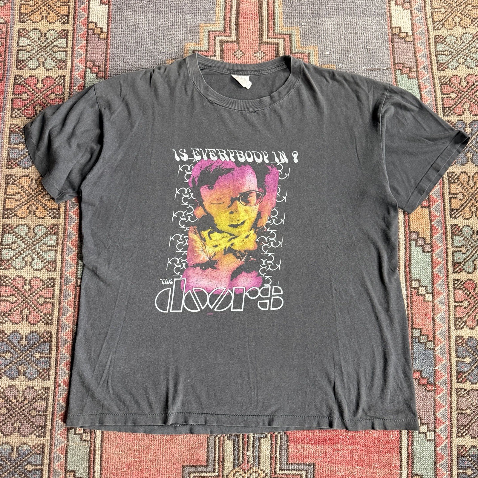 Vintage The Doors Is Everybody In Winterland Shirt 90s Black Sz XL gallery