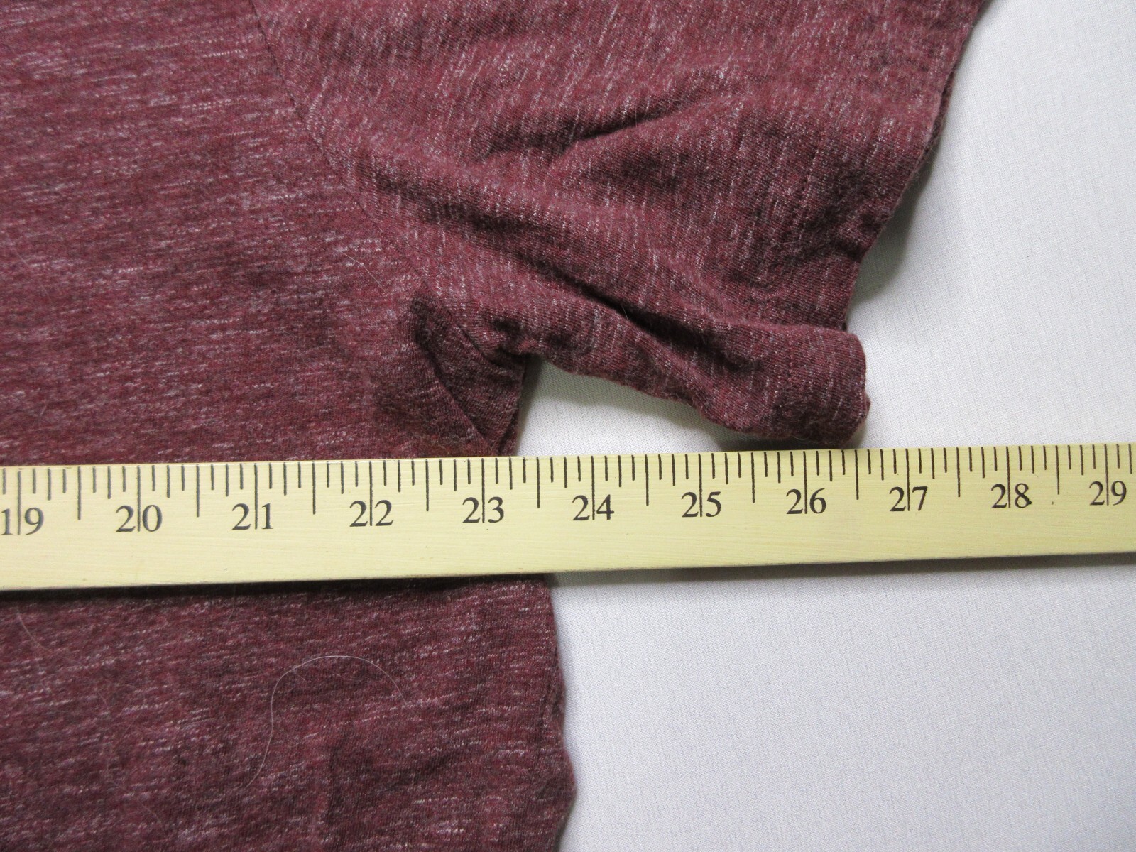 Hawker Rye Heather Red Slim Fit Short Sleeve Henley T-Shirt Men's Size X-Large gallery