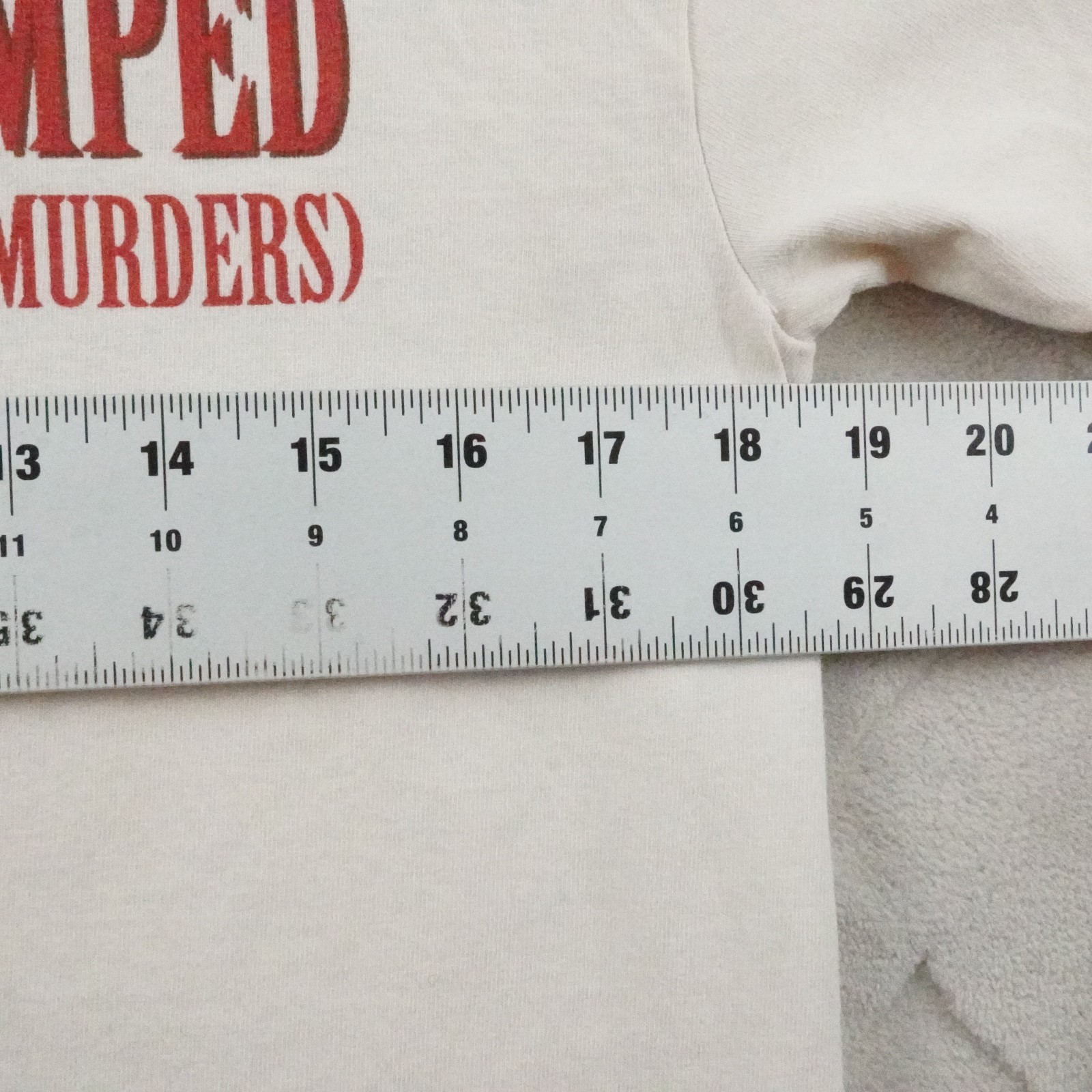 Slumped Boyz T-Shirt " We Don't Call The Laws" Tee Mens Small Cream gallery