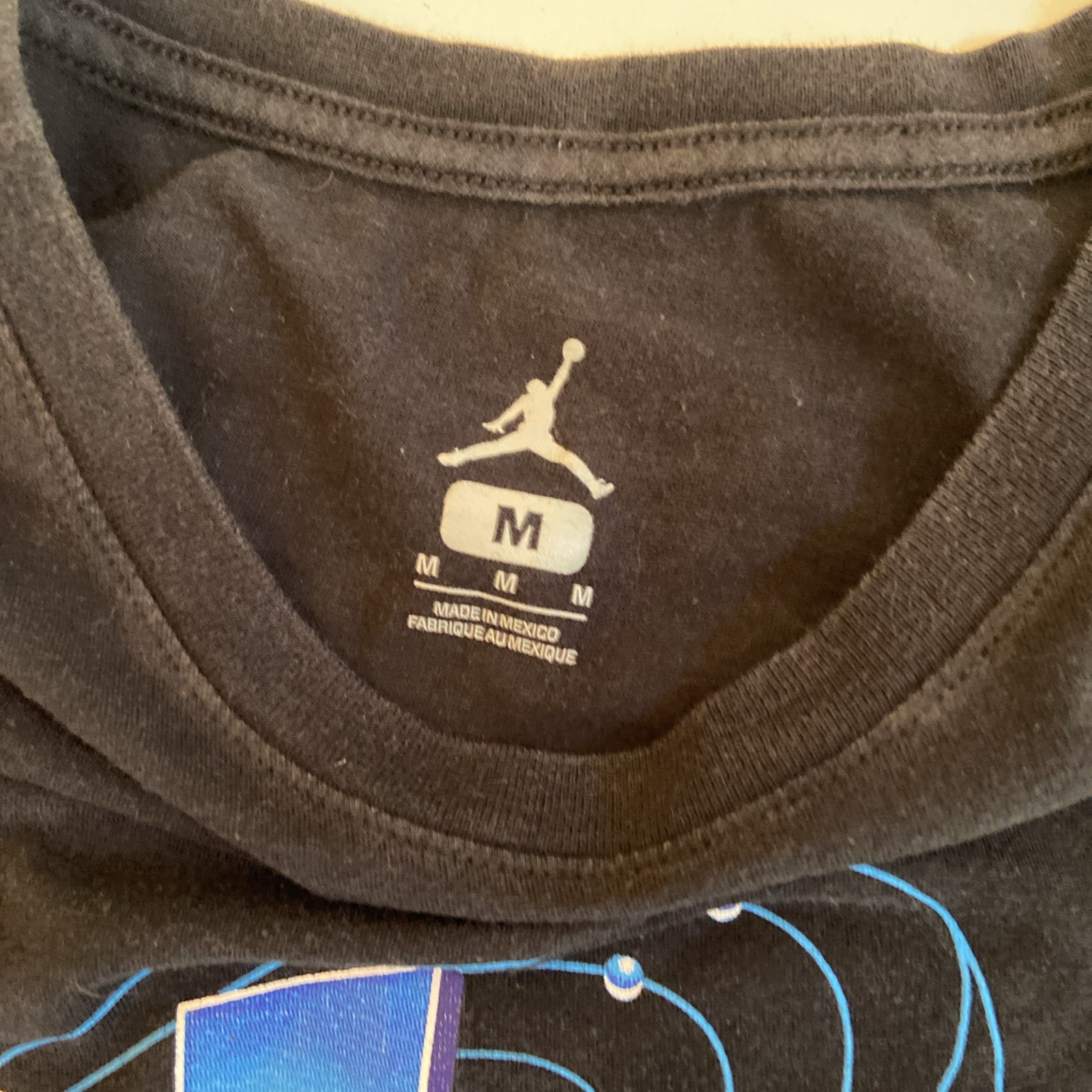 Air Jordan x Space Jam Men's T-Shirt Size Medium Black Vintage 90s gallery