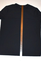 Jacques NY Men’s Size L Gray Ribbed Performance T Shirt Polyamide Blend