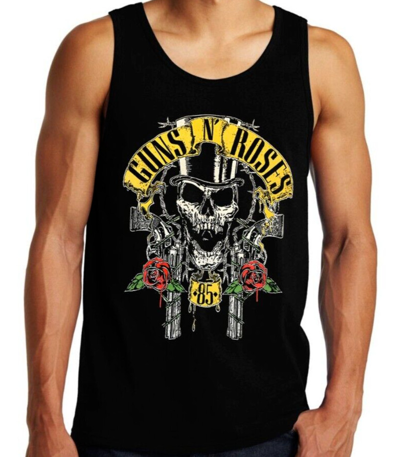 Guns N Roses 85 Hard Rock Band Men's Tank Tops (Multiple Colors) gallery