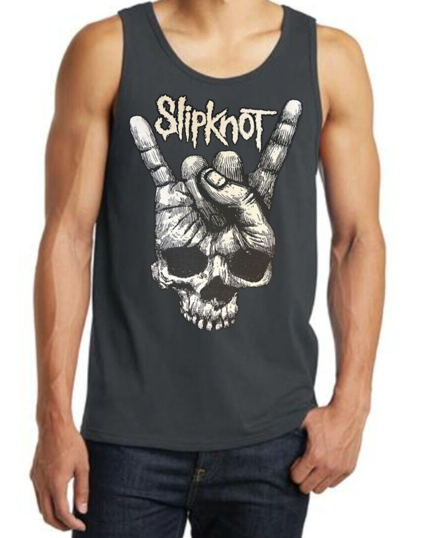Slipknot Vintage Rock Band Black Tank Top (Various Colors) gallery
