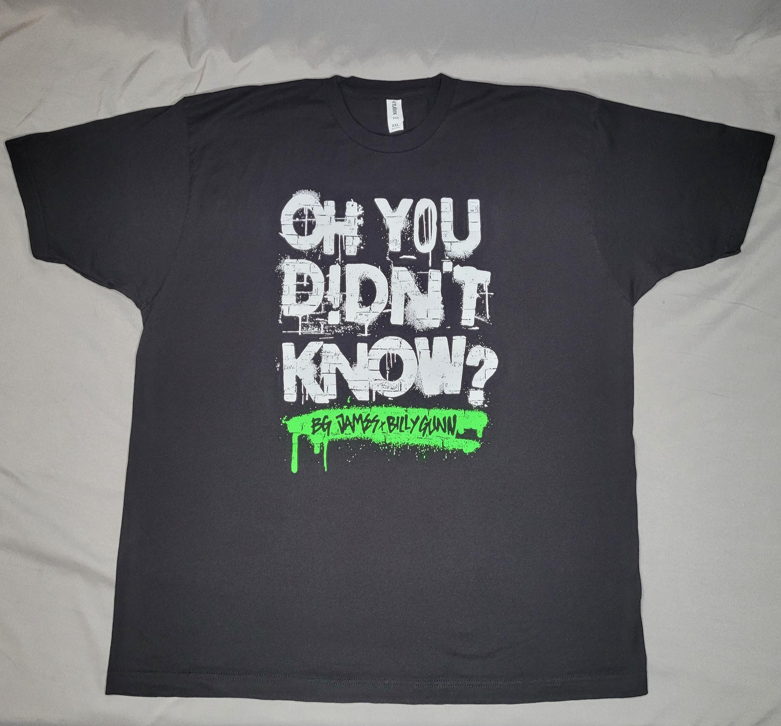 BG James Billy Gunn Shirt Mens 2XL Black Oh You Didnt Know Wrestling Graphic Tee gallery