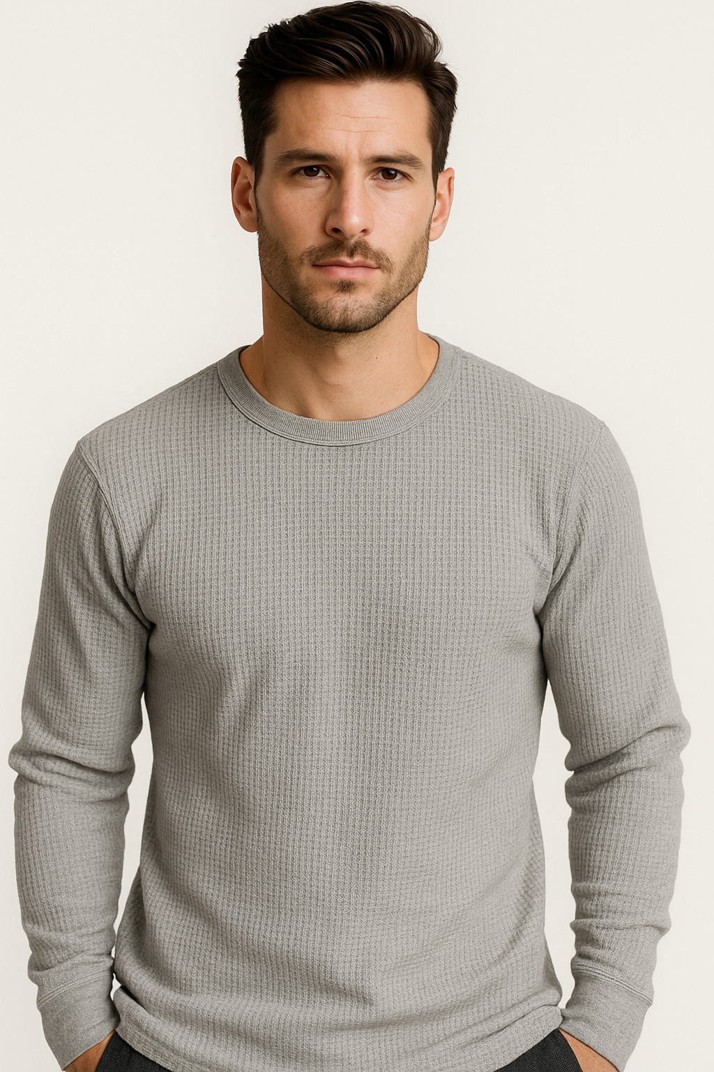 Plain Thermal T-shirts BULK Round Neck [ JOHN SON ] Super Heavy Weight [S ~ 5XL] gallery