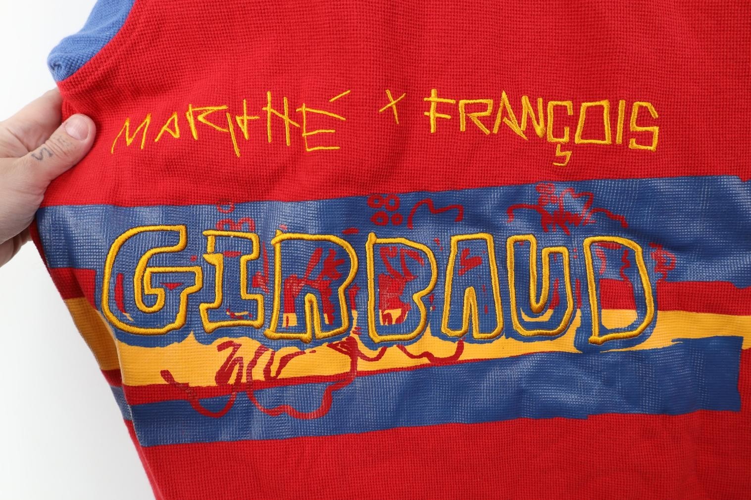 Deadstock Vtg 90s Marithe Francois Girbaud Mens 3XL Heavy Thermal Knit T-Shirt gallery