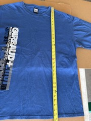 Vintage Marithe Francois Girbaud T-Shirt XL Blue Logo Streetwear Y2K