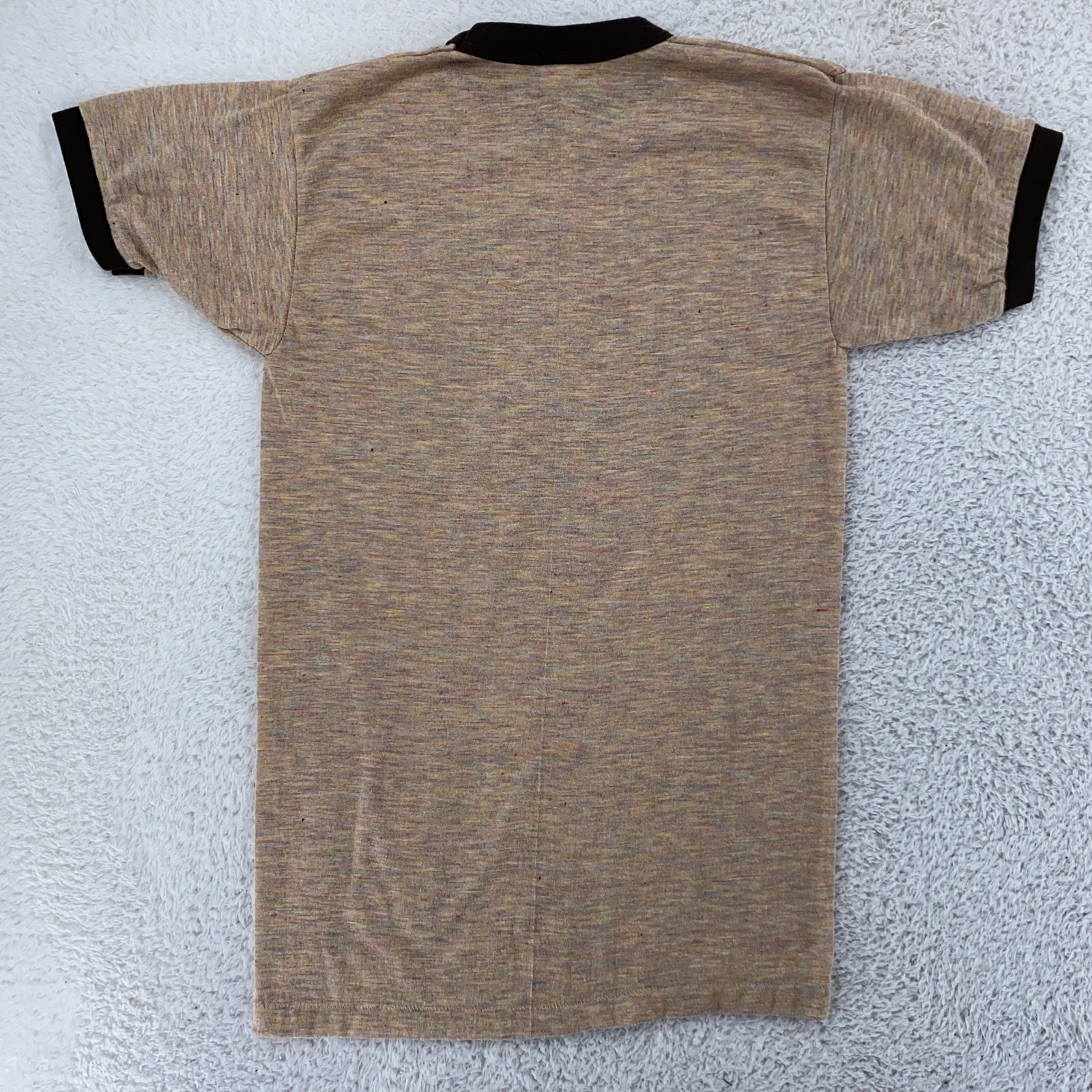 Vintage Rayon Tri-Blend Bingo Pros Shirt XXS Ringer Heather Graphic Game 70s gallery