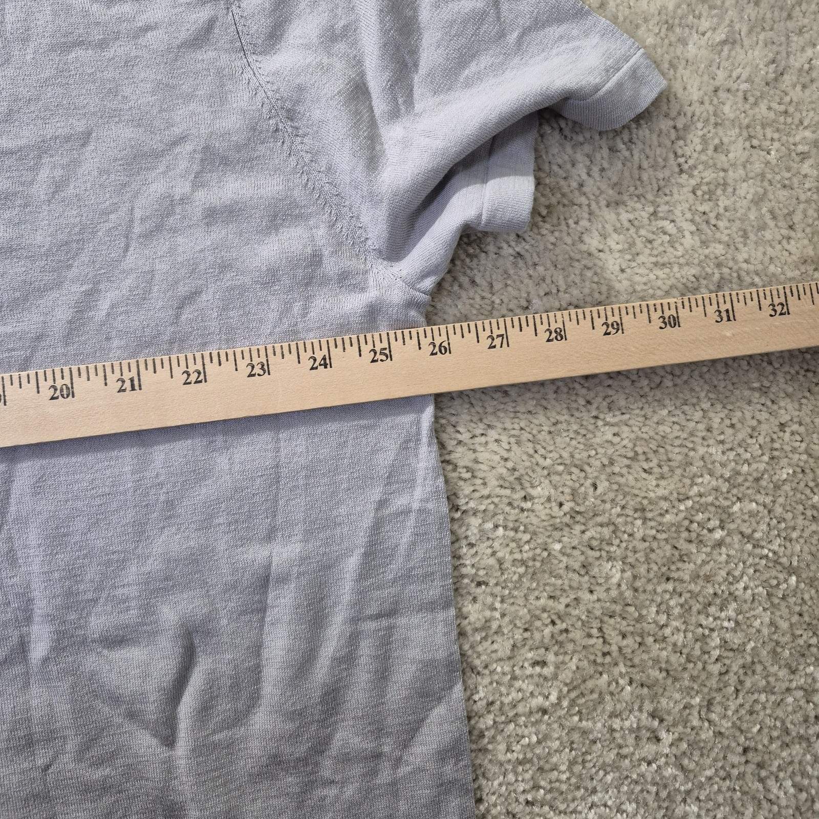 Collars & Co Cotton Silk T Shirt Mens 3XL Gray Comfort Knit Stretch Luxury Beach gallery