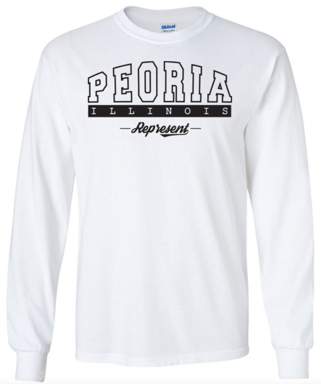 Peoria Illinois T-Shirt Long Sleeve Graphic tee gallery