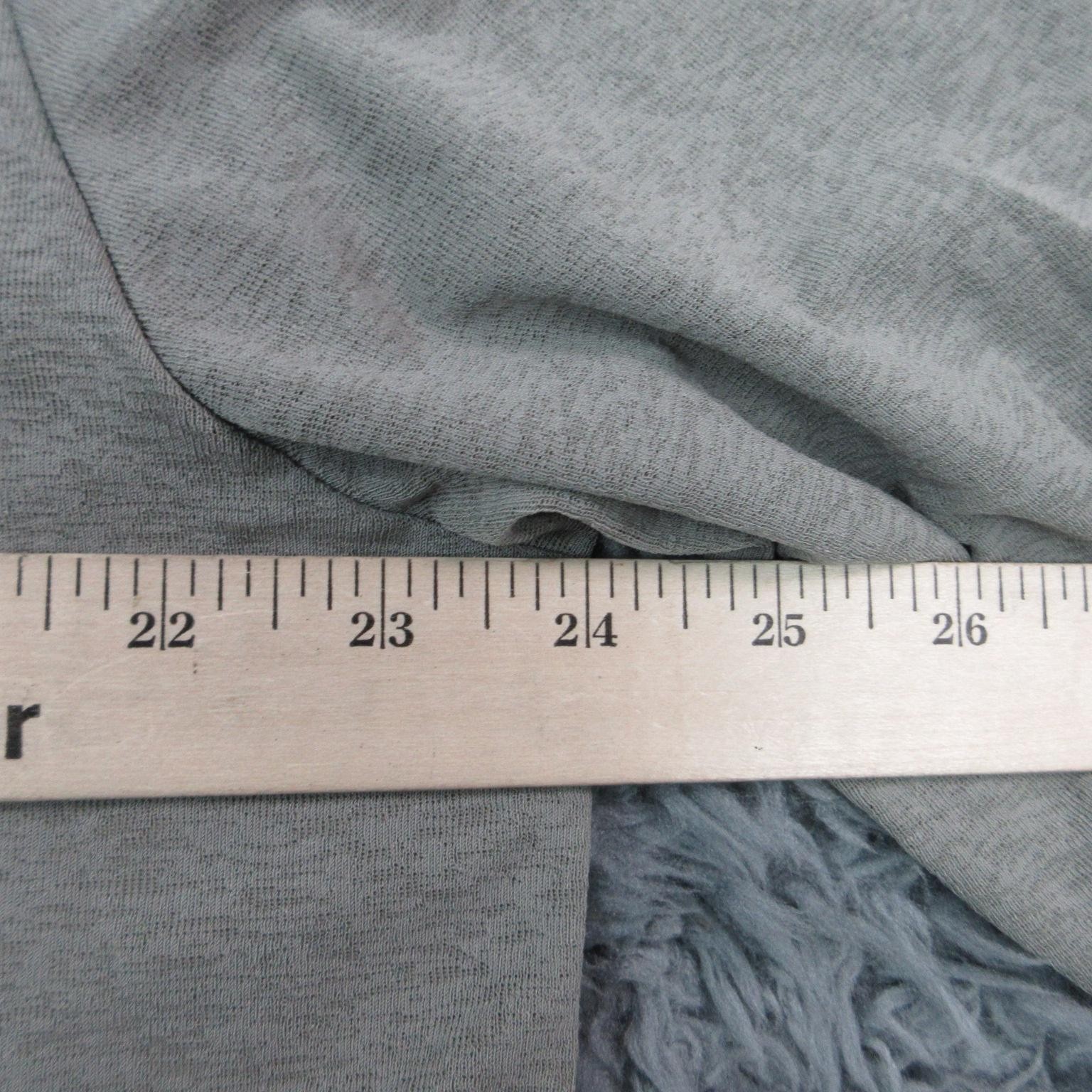 Manly Shirt Mens XL Gray Henley Long Sleeve Button Cotton Linen Relaxed Fit NWT gallery