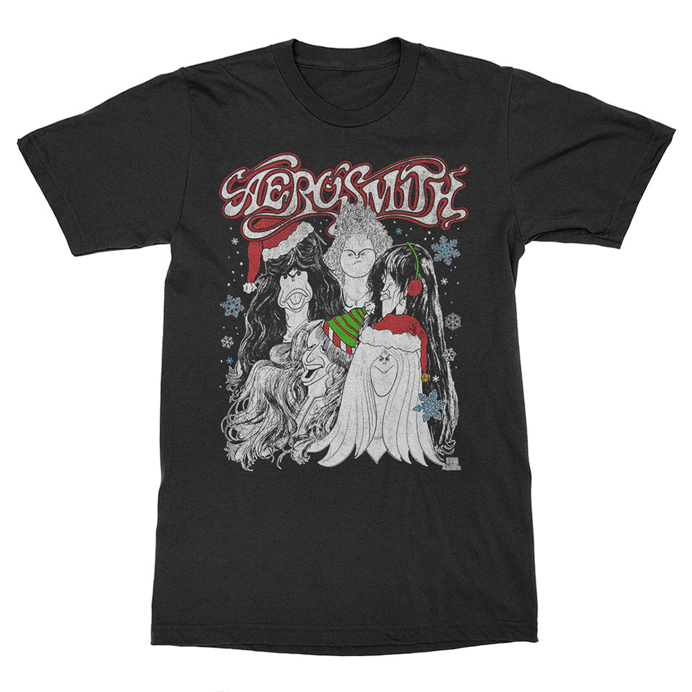 Aerosmith Christmas vacation signature xmas 2024 T-shirt Cotton Black All Size gallery