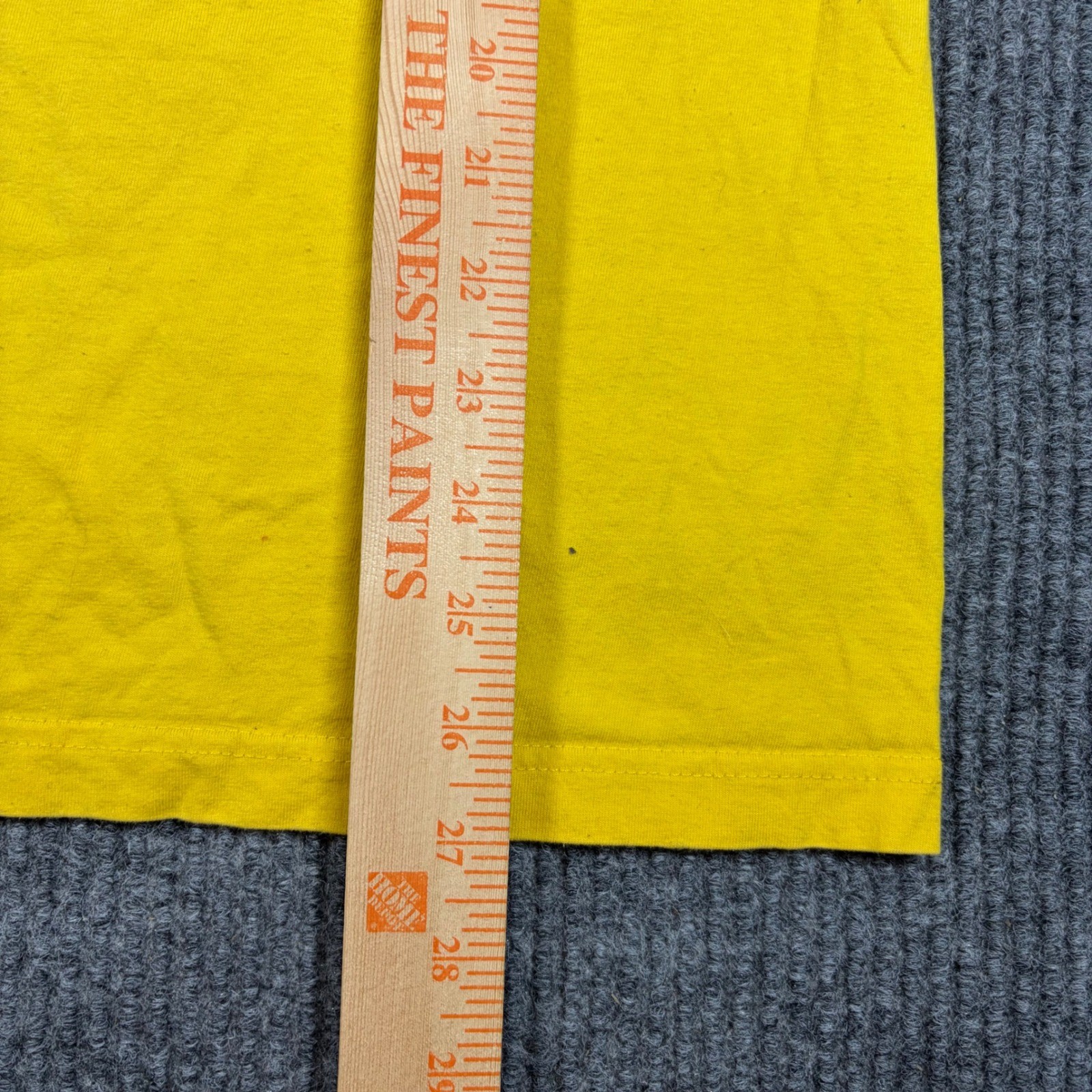 Vintage Slazenger Shirt Men's M Yellow Graphic Print Short Sleeve Cotton gallery