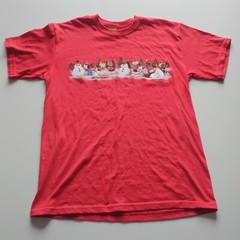 Peanuts Shirt Mens Medium Snoopy Christmas Winter Scene Snowman