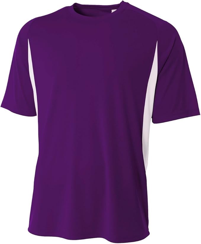 A4 Men?s Cooling Performance Color Block Short Sleeve Crew