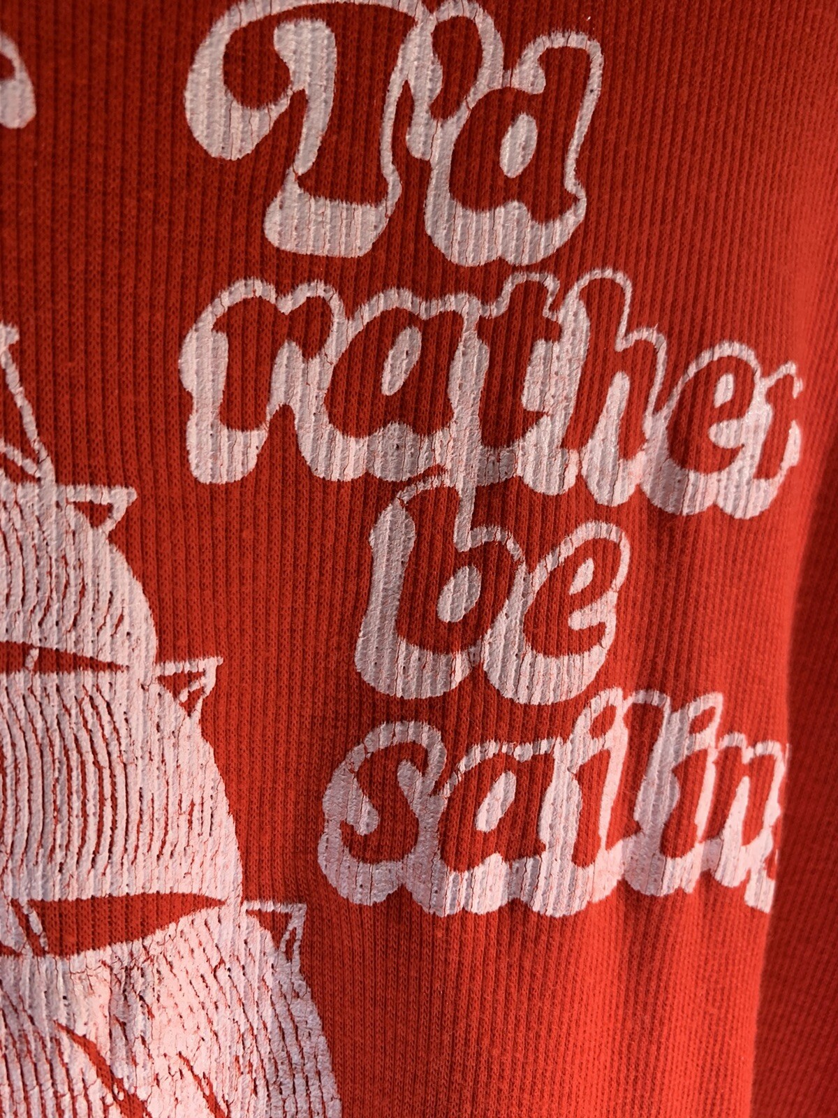 vintage 50s 60s t shirt id rather be sailing boat ocean red old Large gallery
