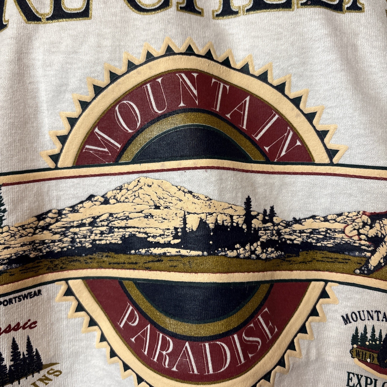 NWT Vintage 90’s Lake Chelan Robert Allan Sportswear Mountain Paradise Shirt L gallery