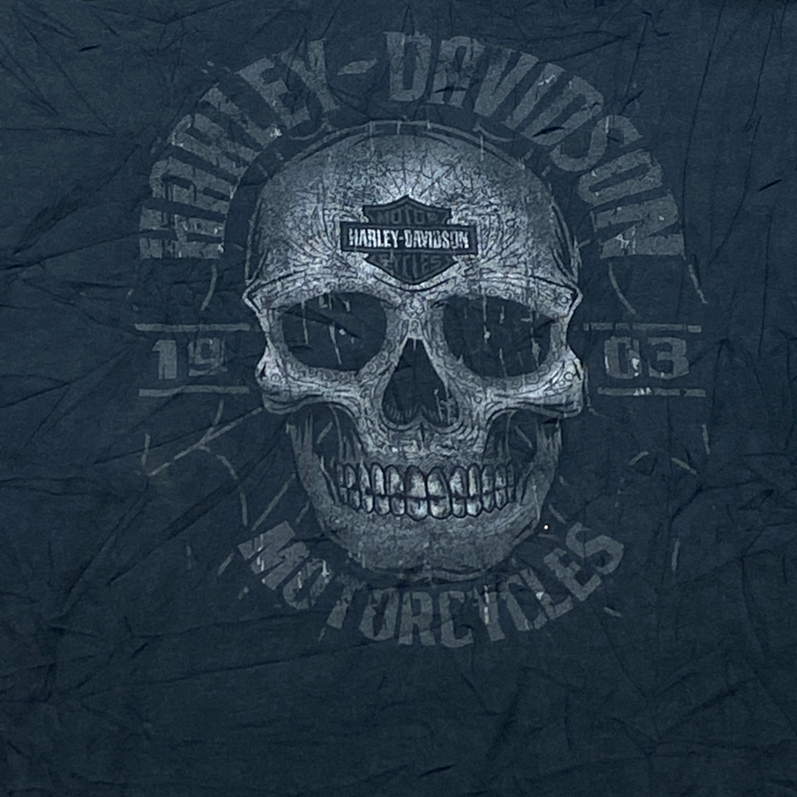 Harley Davidson Shirt 3XL XXXL Blue Black Cape Cod Massachusetts Hyannis Motor gallery