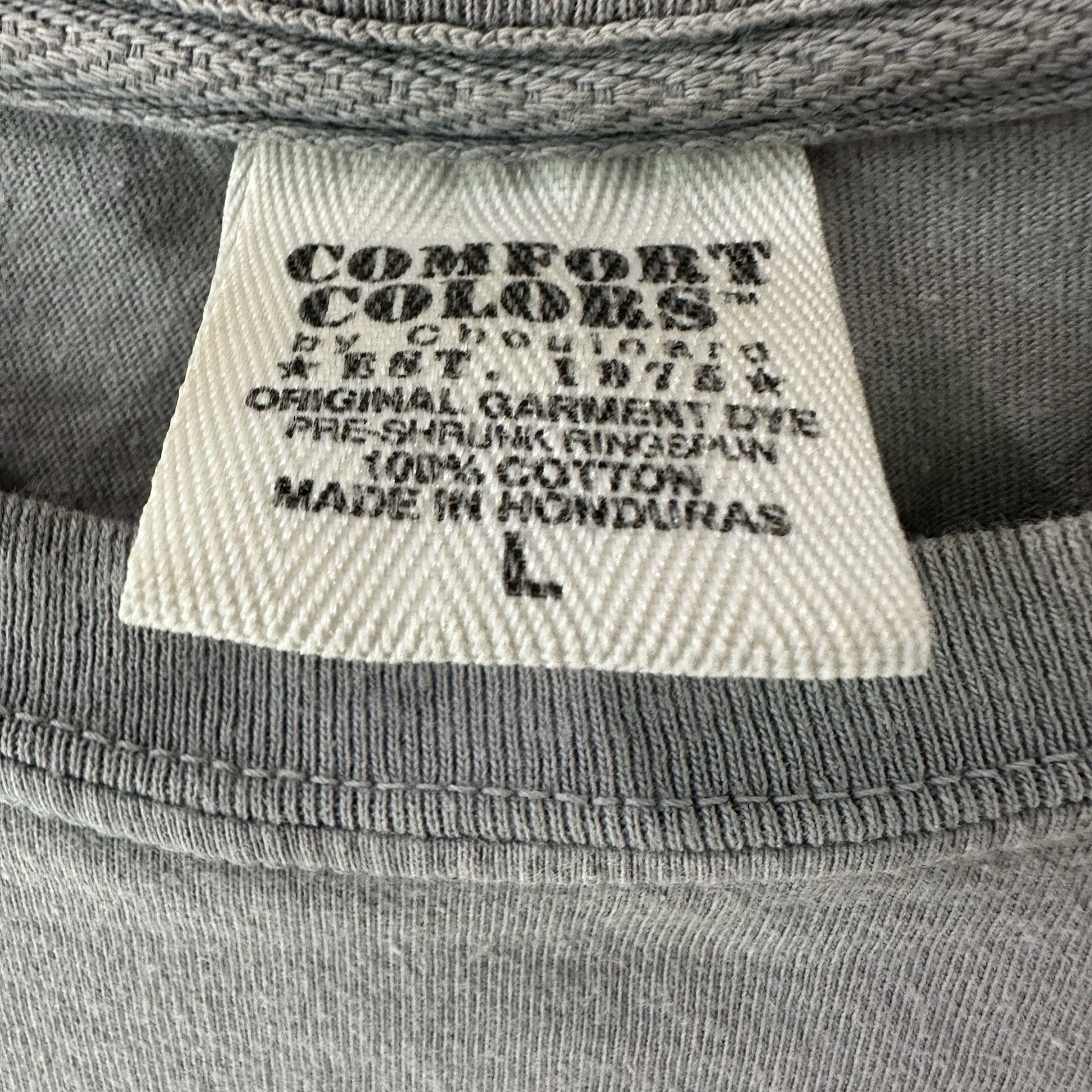 Live Oak Brand Tshirt Custom Colors Size Large Cotton Kentucky Bluegrass Gray gallery