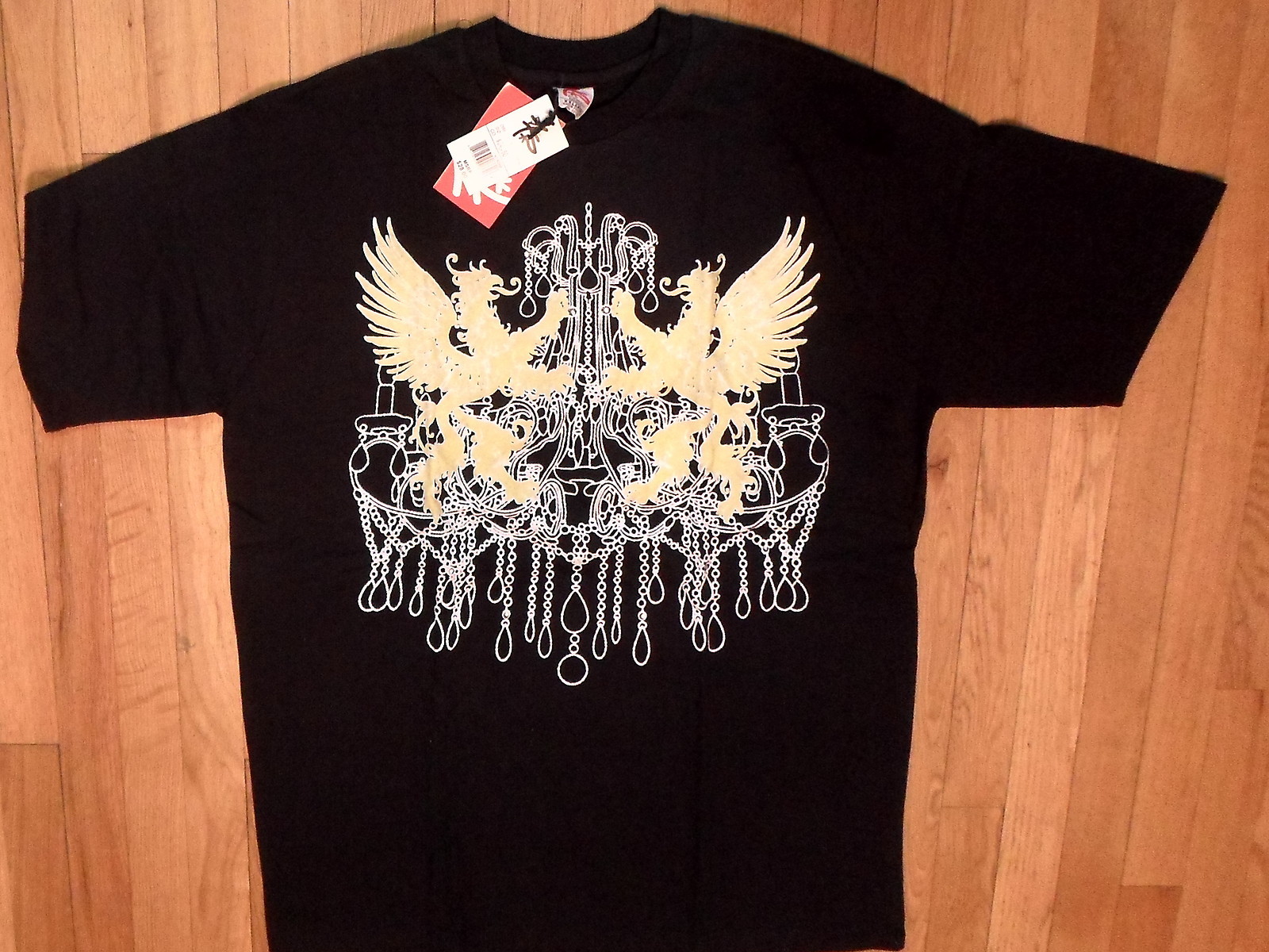 NWT Seven Souls Black w/Yellow Graphic Tee, Sz XXL Soft Cotton (325) gallery