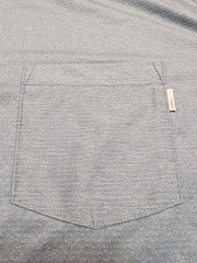 VUORI Tradewind Performance Tee Men’s Size Large Gray V109 Pocket Stretch