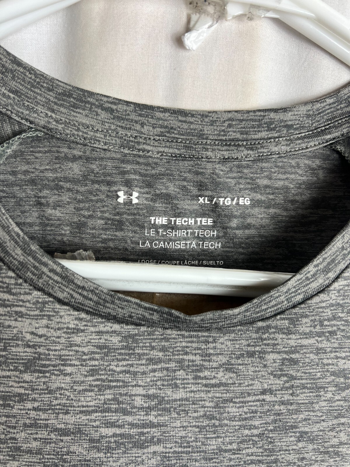 Under Armour The Tech Tee Lightweight T-shirt Short Sleeve Men Charcoal sport XL gallery