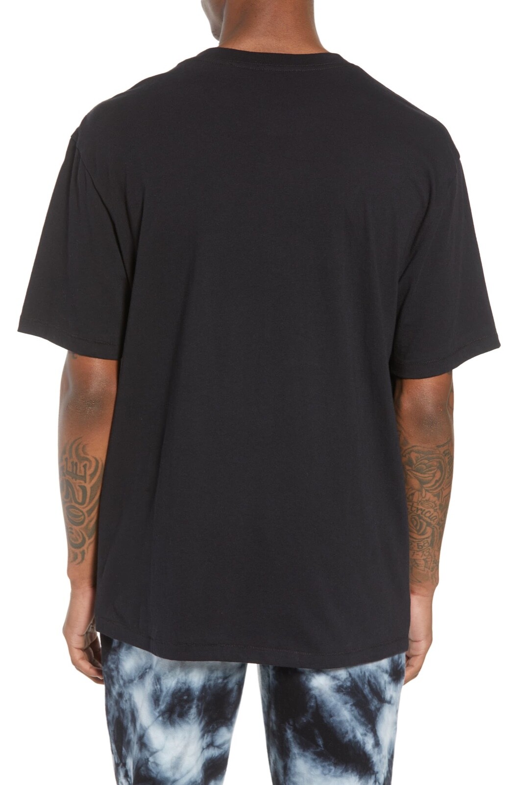 The Rail Drop Shoulder Crewneck T-Shirt Men Sz S Black Boxy Short Sleeve New gallery