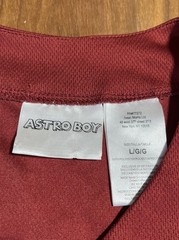 Astro-Boy Baseball Jersey Size Large Isaac Morris Limited Mighty Atom Zoom