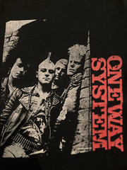 One Way System vintage t-shirt Exploited Sham 69 Subhumans GBH Anti-Nowhere punk