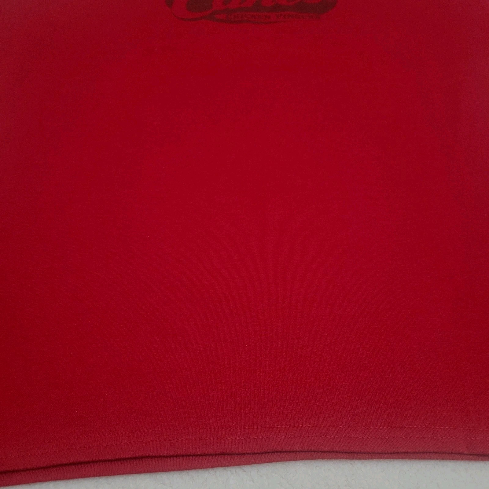 Raising Canes XL Chicken Fingers Apple Red Promo T-Shirt Men's Dry Blend gallery