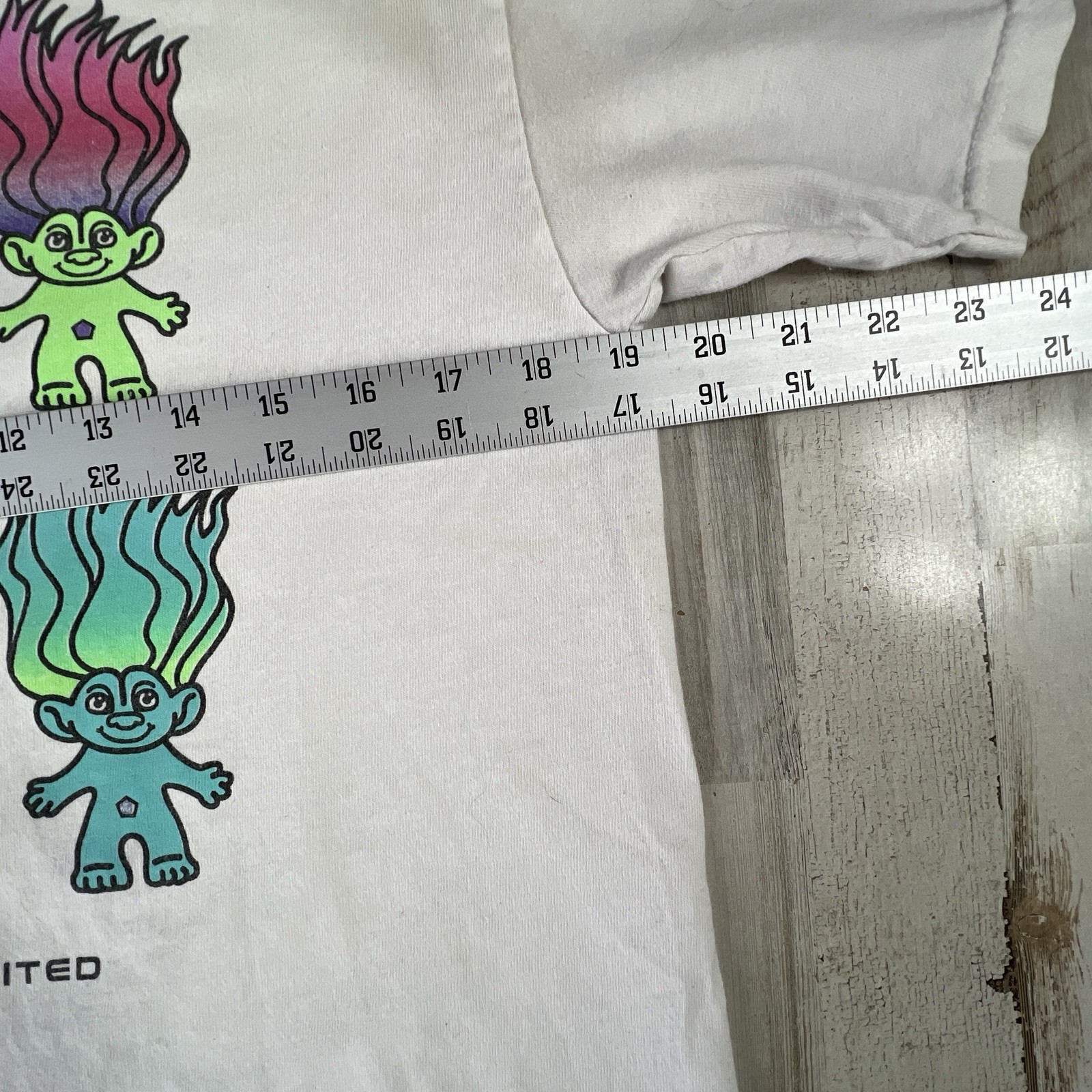 Good Luck Trolls T Shirt Mens Size M White Short Sleeve Crew Neck Casual Adults gallery