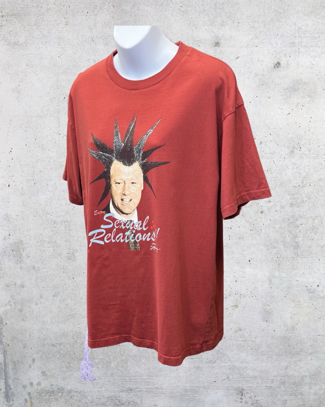 Golf Wang Clinton Sexual Relations Graphic T Shirt Red Large Tyler The Creator gallery