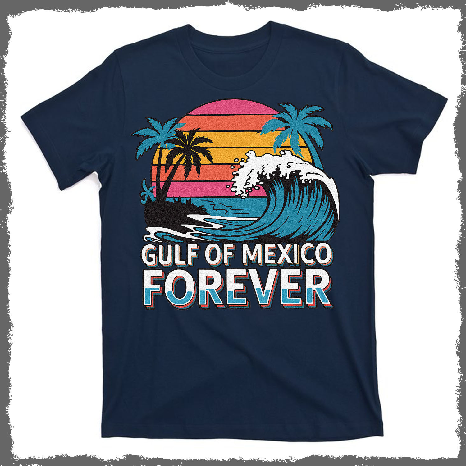 Gulf Of Mexico Oceanic Basin Tourist Spot Travel T-Shirt Unisex gallery