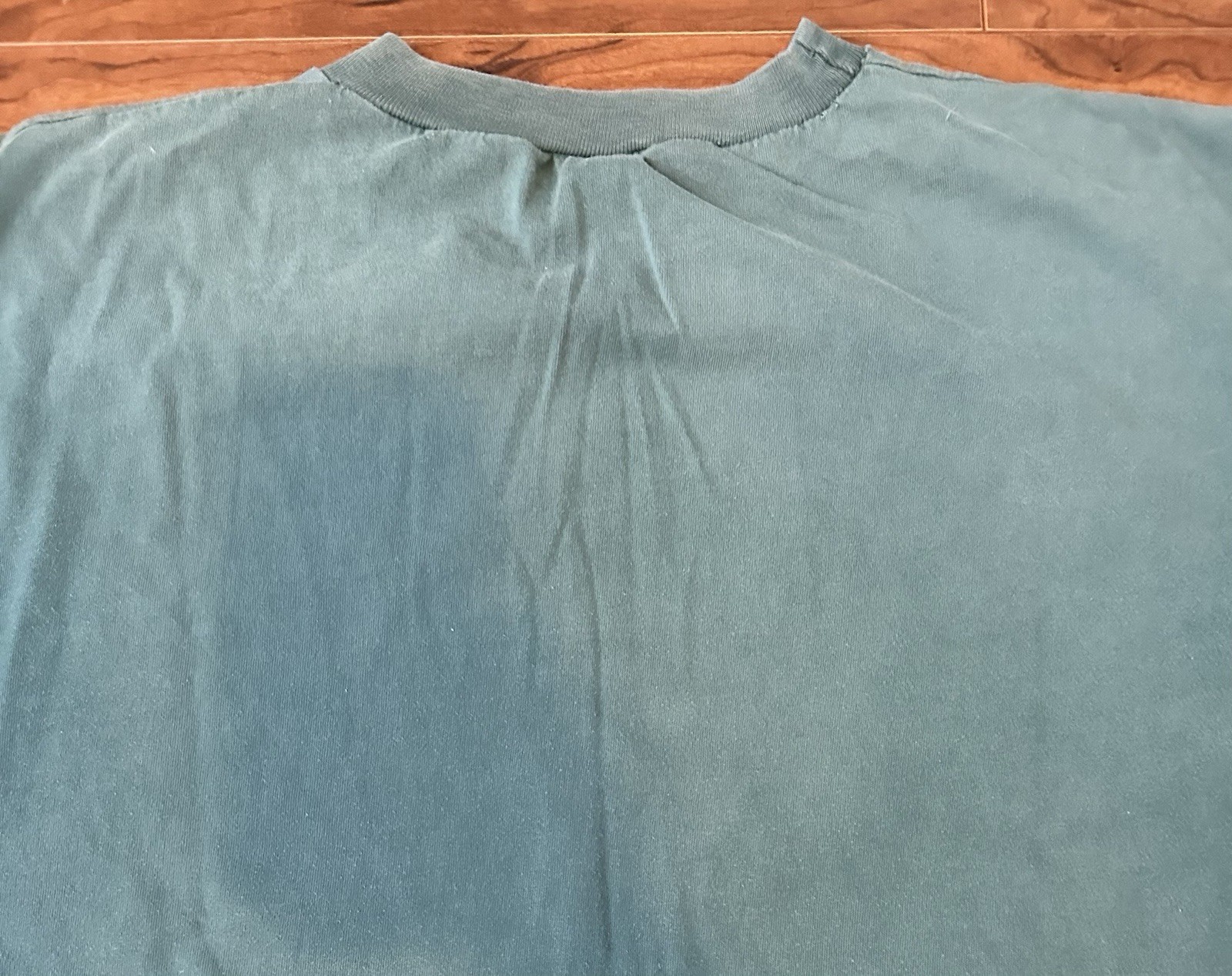 Vintage 90s Teal Canaima Venezuela Village T-Shirt Size XL Single Stitch Punto 4 gallery