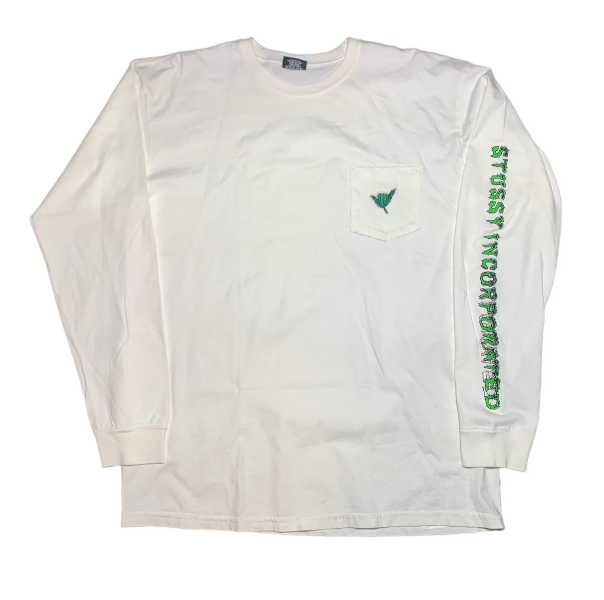 stussy Incorporated With Pocket Long Sleeves Tee Mens Size Large gallery