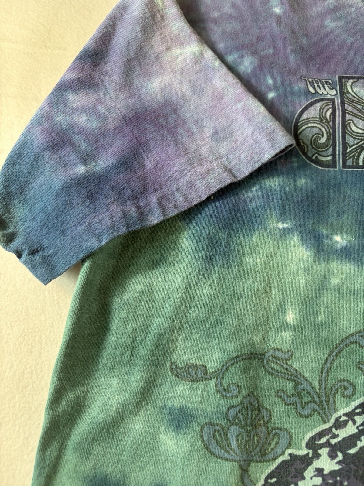 The Doors Jim Morrison Tie Dye T-Shirt Purple Blue Size L Liquid Blue gallery