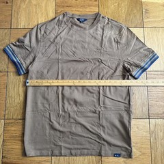 Ben Sherman Men’s Sz Medium Brown Short Sleeve Casual Stretch T-Shirt