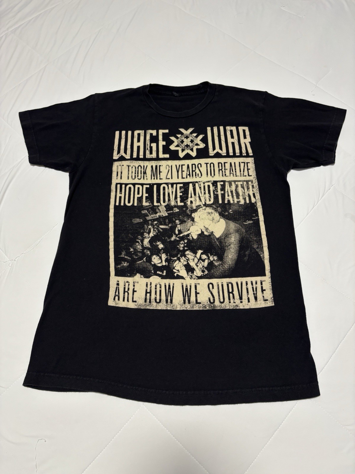 2015 Wage War Twenty One Band T-Shirt Size M Blueprints Album Era Metalcore WW gallery