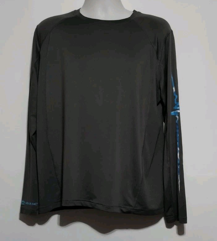 Habit Men's Long Sleeve Grey T Shirt Size Large gallery