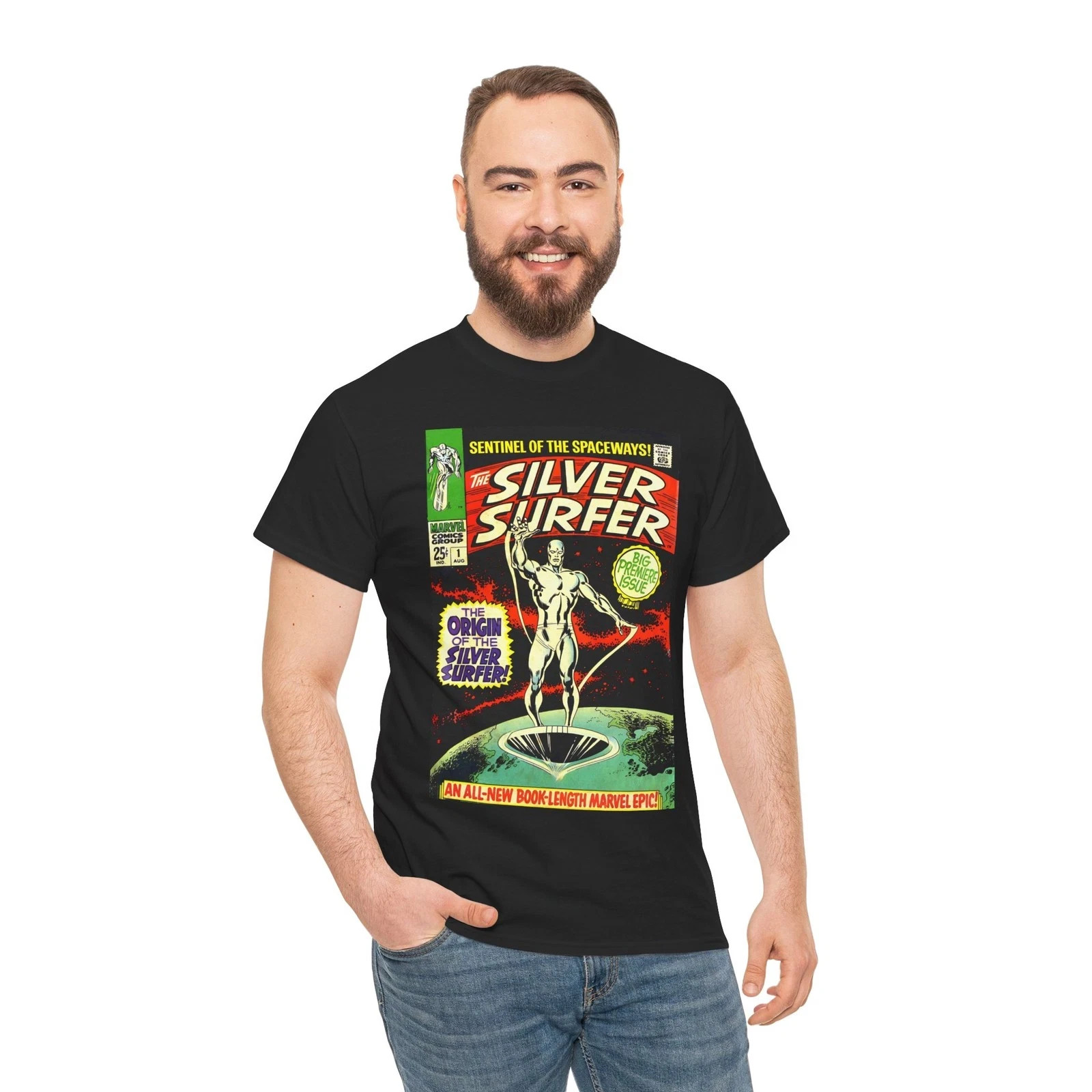 NEW Silver Surfer #1 T-Shirt - Silver Age Marvel Comics gallery