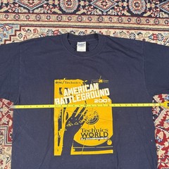 2001 Technics World DJ Championship T Shirt Size XL Blue
