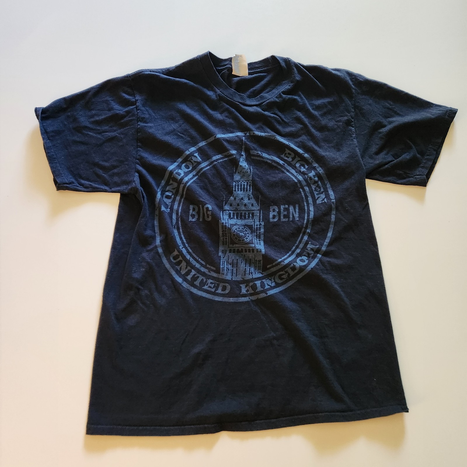 London Big Ben T-Shirt United Kingdom England UK Landmark Big Ben Blue Medium gallery
