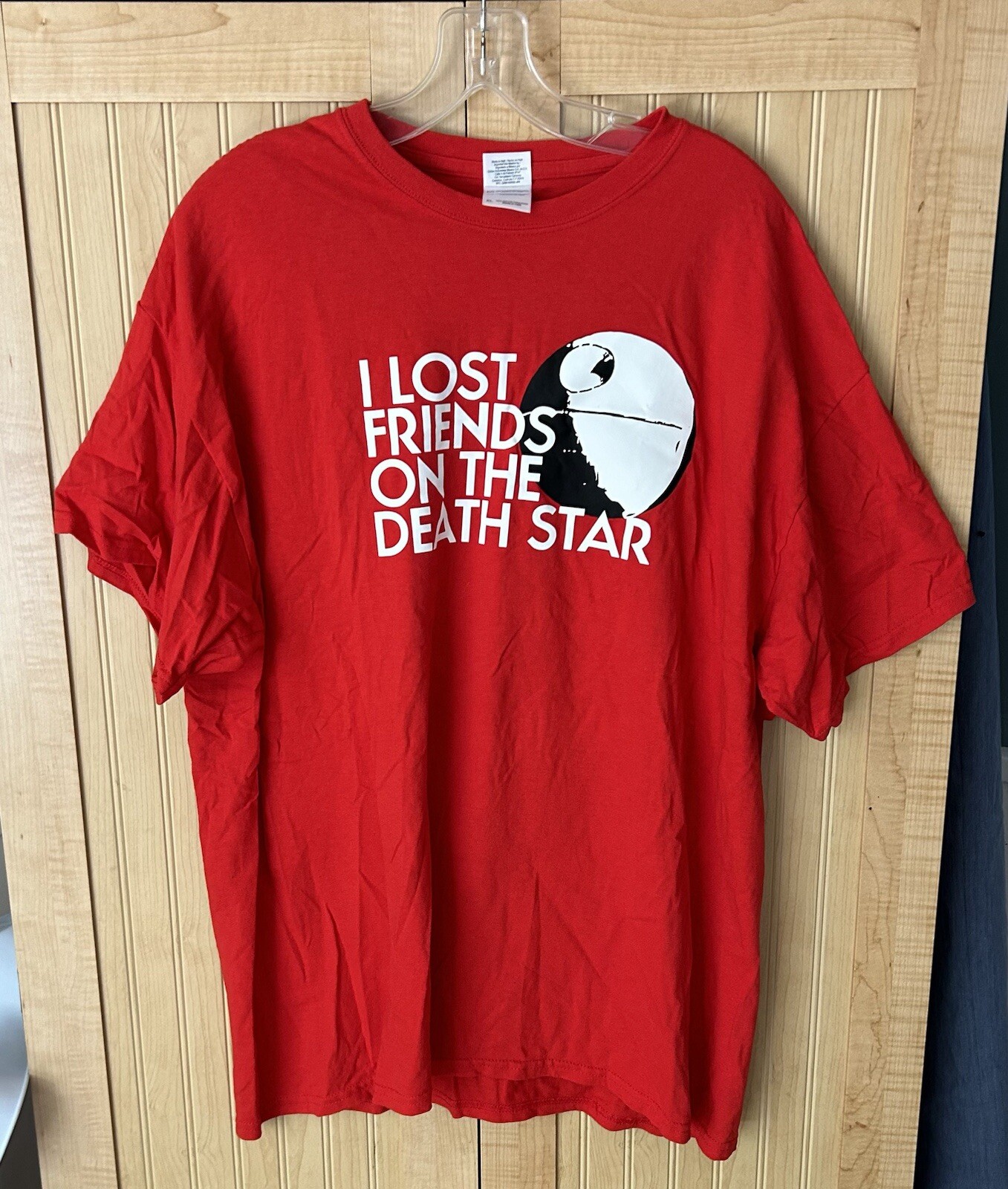 Star Wars I Lost Friends On The Death Star Graphic T-Shirt Men’s XL Red