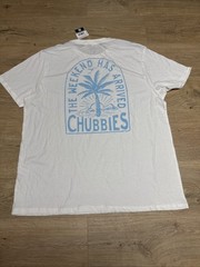 Men’s Chubbies The Weekend Has Arrived White T-Shirt Sz XL NWT