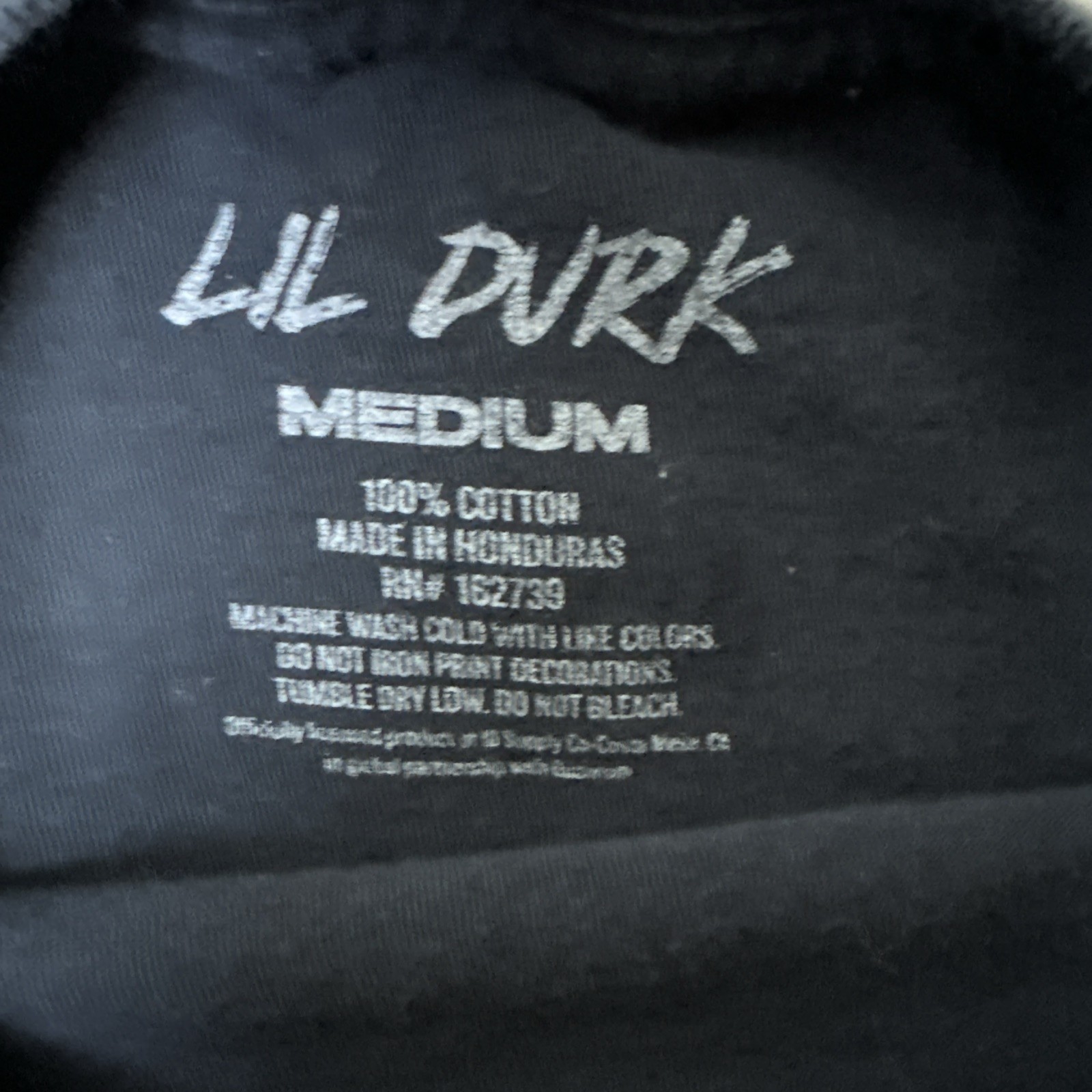 Lil Durk OTF Rap Tee Mens Medium Black Hip Hop Streetwear Concert Graphic Shirt gallery