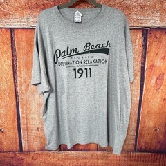 Jerzees Palm Beach Florida Destination Relaxation 1911 Graphic T-Shirt 3XL
